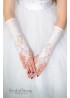 P27 elastic wedding gloves