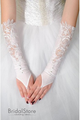 P30 довгі весільні рукавички