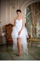 Leia - short wedding dress with removable skirt